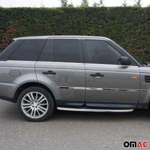 Land Rover Range Rover Sport Window Trim - Omac - S.Steel - Gloss Silver - '06-'09 Land Rover Range Rover Sport Window Trim - Omac - S.Steel - Gloss Silver - '06-'09